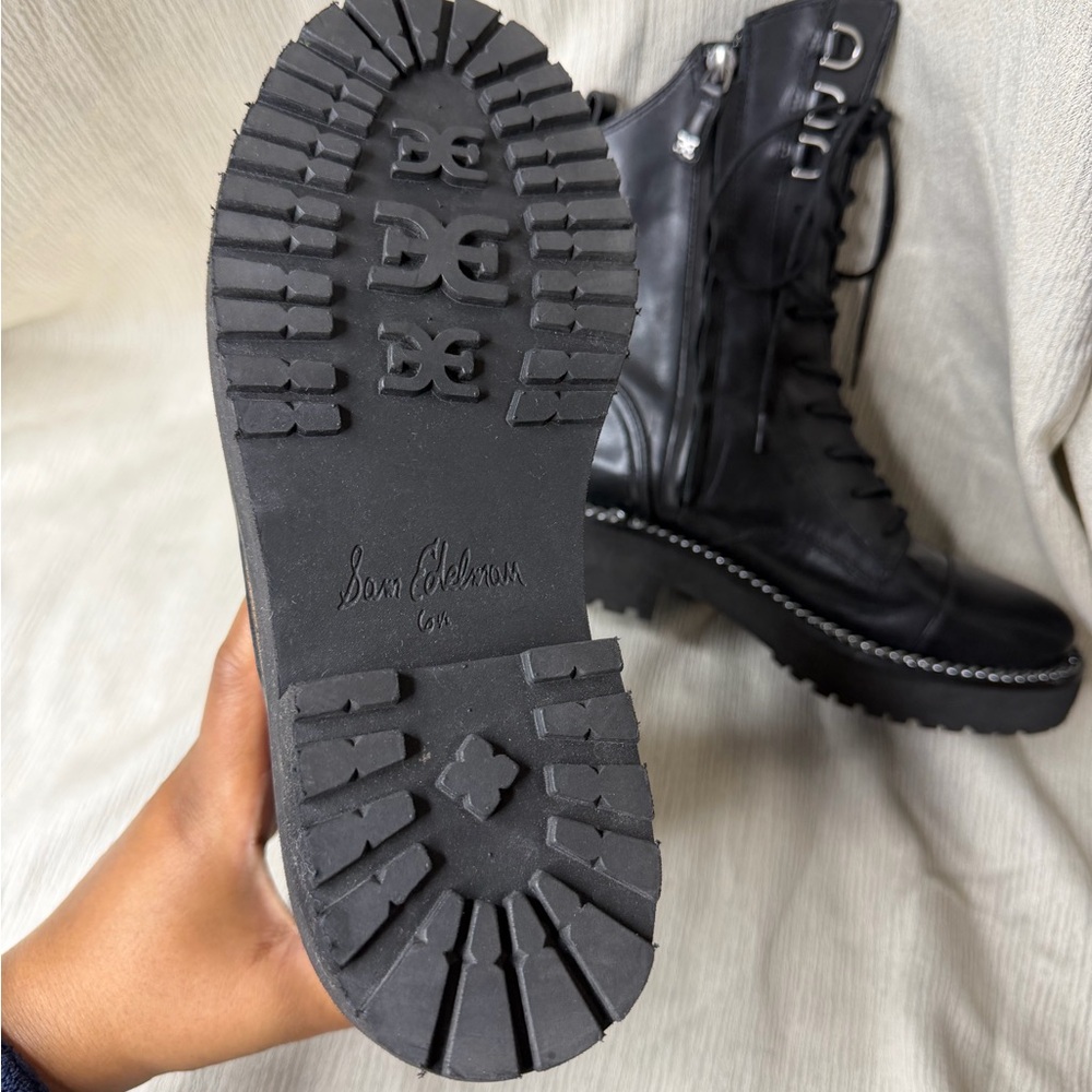 Sam Edelman Lenley Combat Boots size 6M 🩷 - Picture 8 of 8